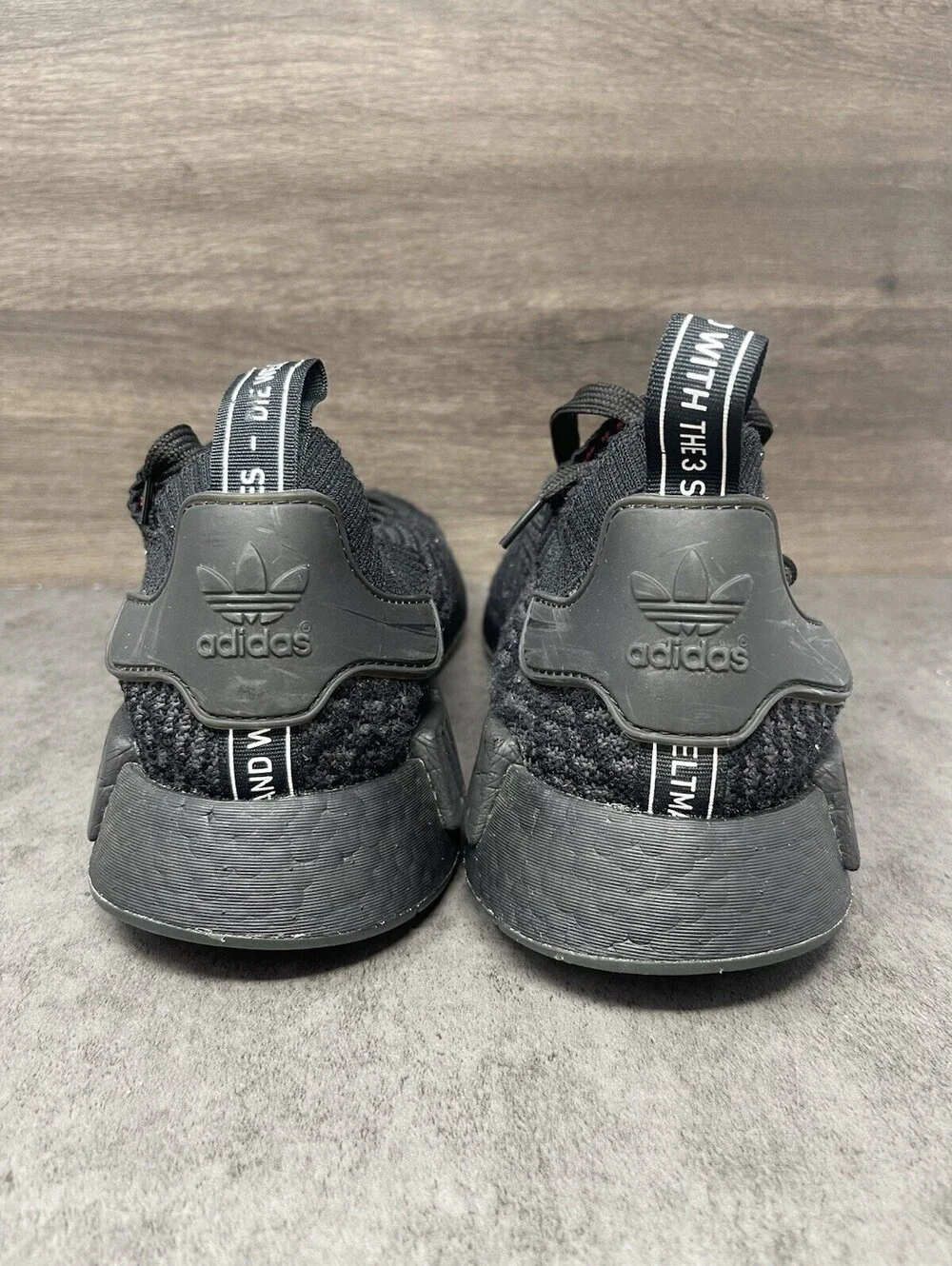 adidas NMD R1 STLT Primeknit Triple Black Size 12 Mens Boost Sneakers CQ2391